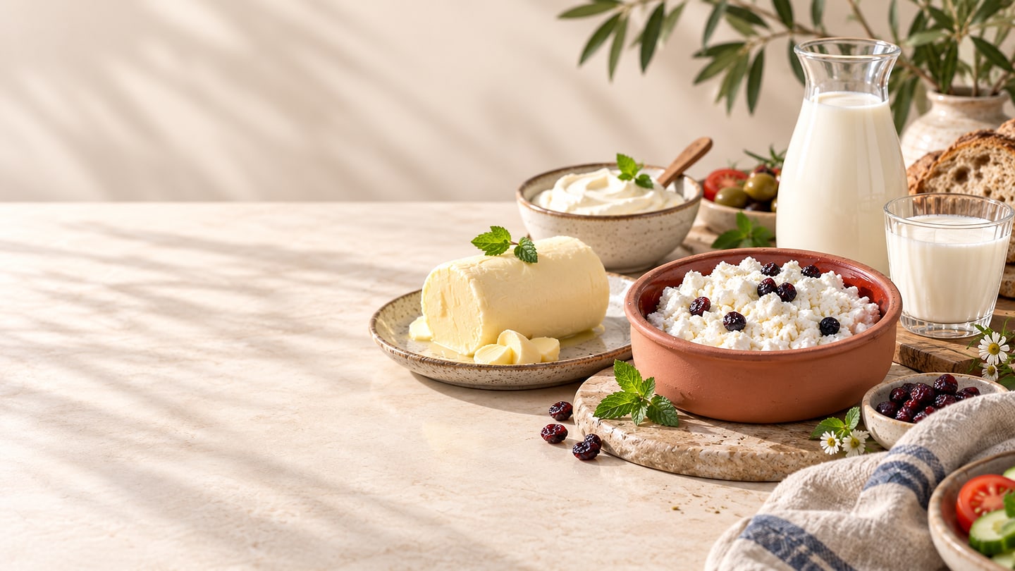 SÜTEM tereyağı, kaymak ve lor ambalajları